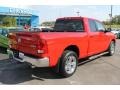 2010 Flame Red Dodge Ram 1500 SLT Quad Cab 4x4  photo #3