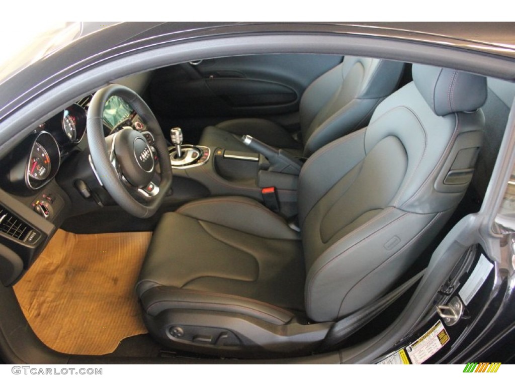 2015 R8 V8 - Phantom Black Pearl / Black photo #12