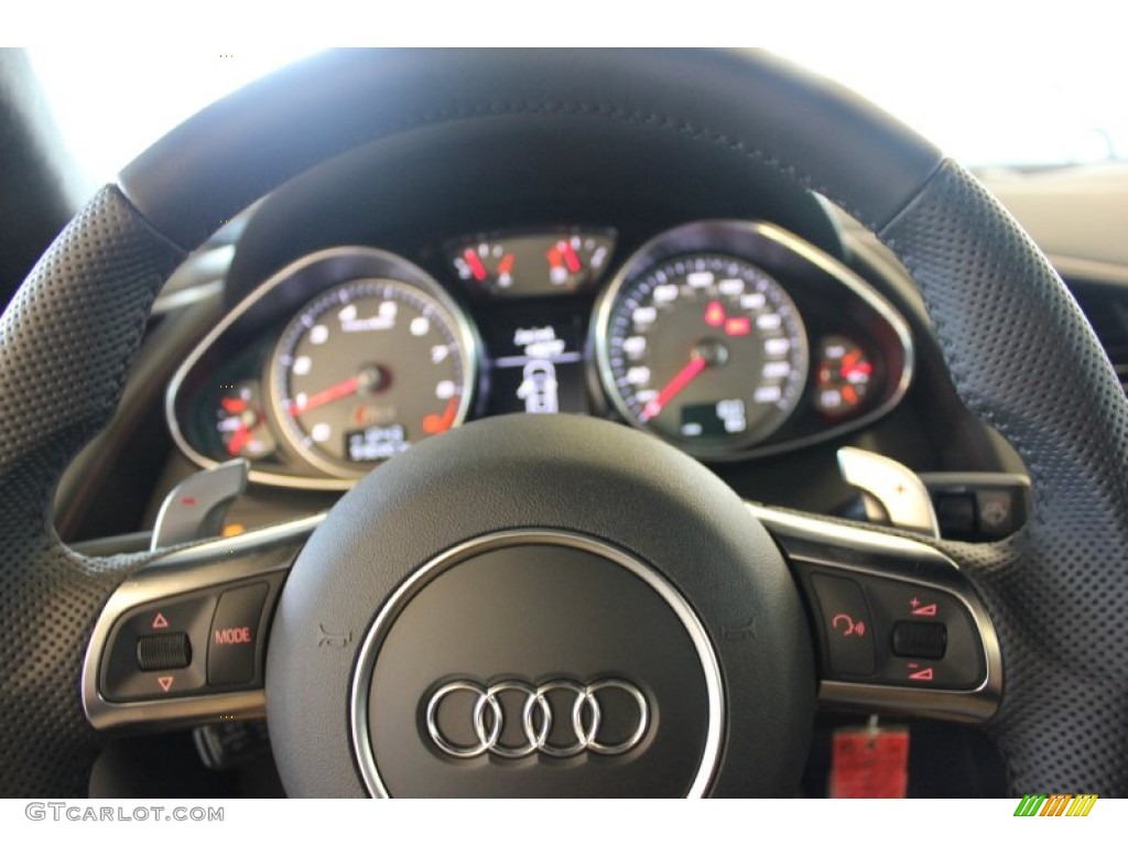 2015 R8 V8 - Phantom Black Pearl / Black photo #23