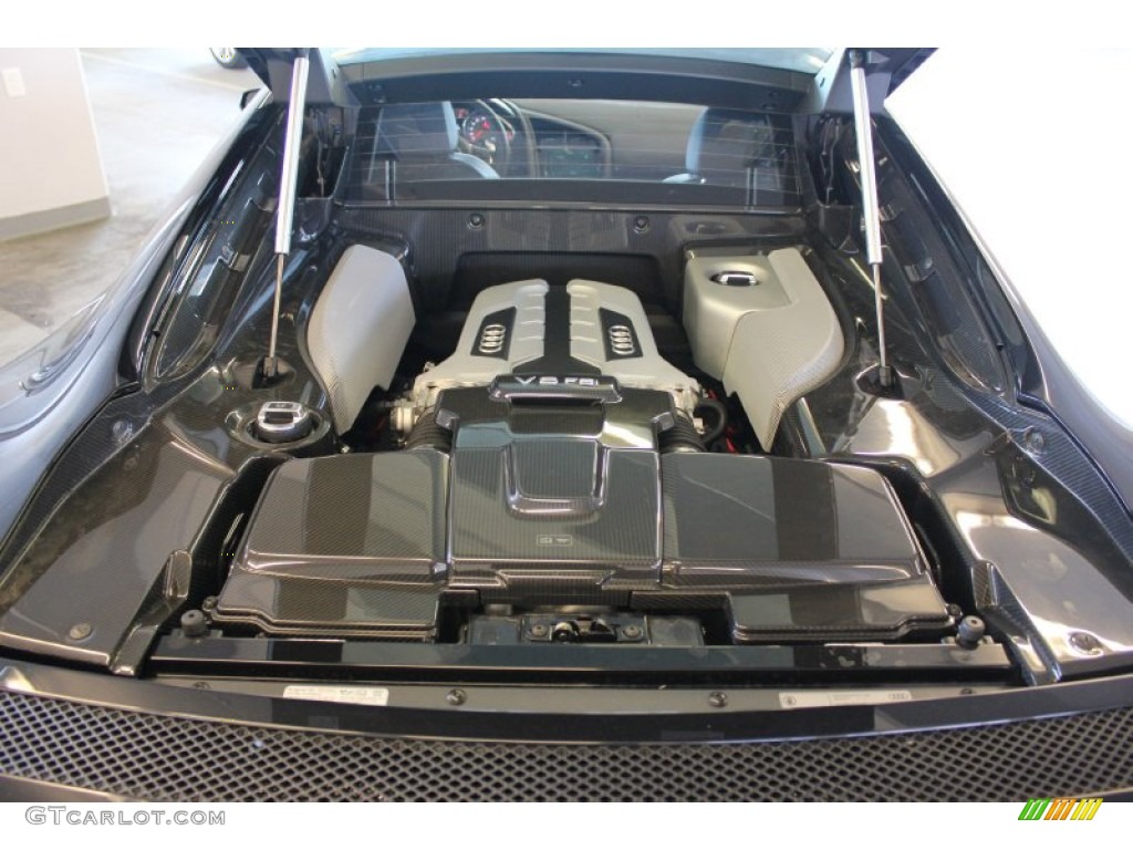 2015 R8 V8 - Phantom Black Pearl / Black photo #24