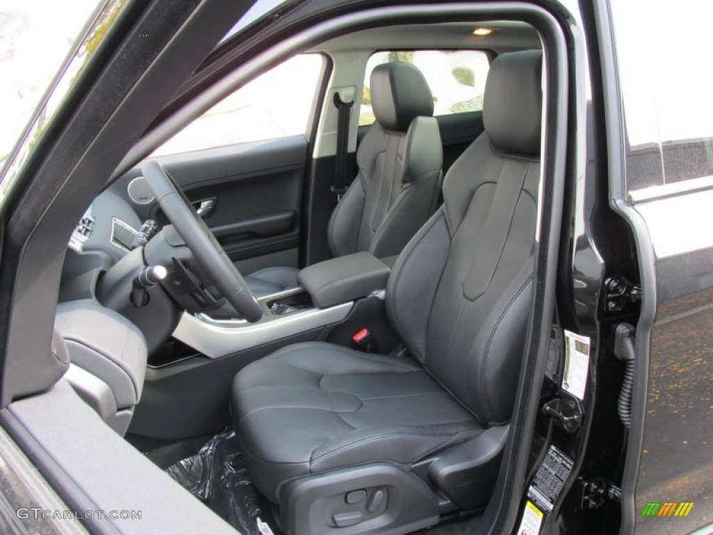 Ebony Interior 2015 Land Rover Range Rover Evoque Pure Plus Photo #97751132