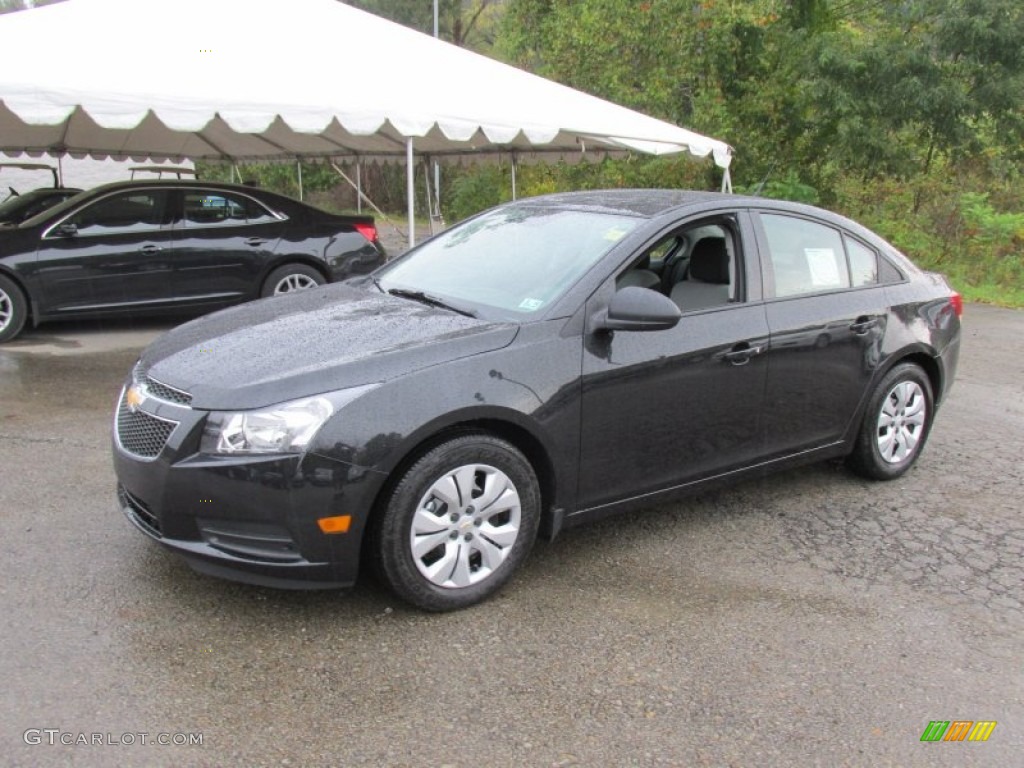 2014 Cruze LS - Black Granite Metallic / Jet Black/Medium Titanium photo #1