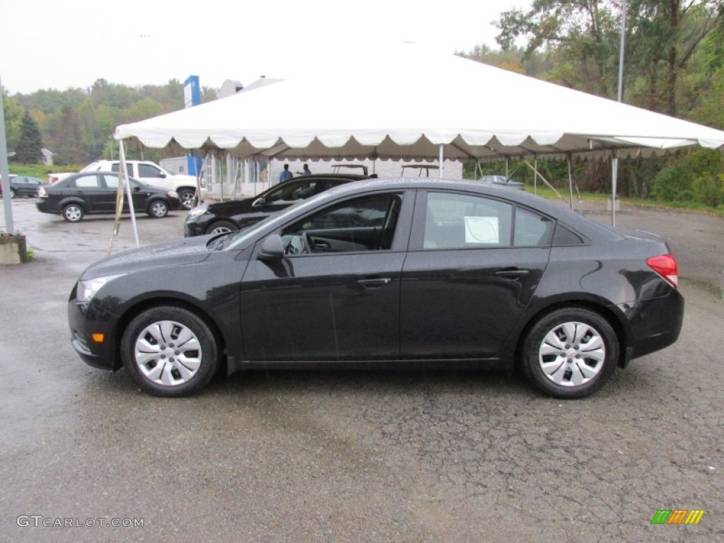 2014 Cruze LS - Black Granite Metallic / Jet Black/Medium Titanium photo #2