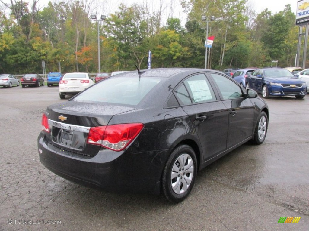 2014 Cruze LS - Black Granite Metallic / Jet Black/Medium Titanium photo #6