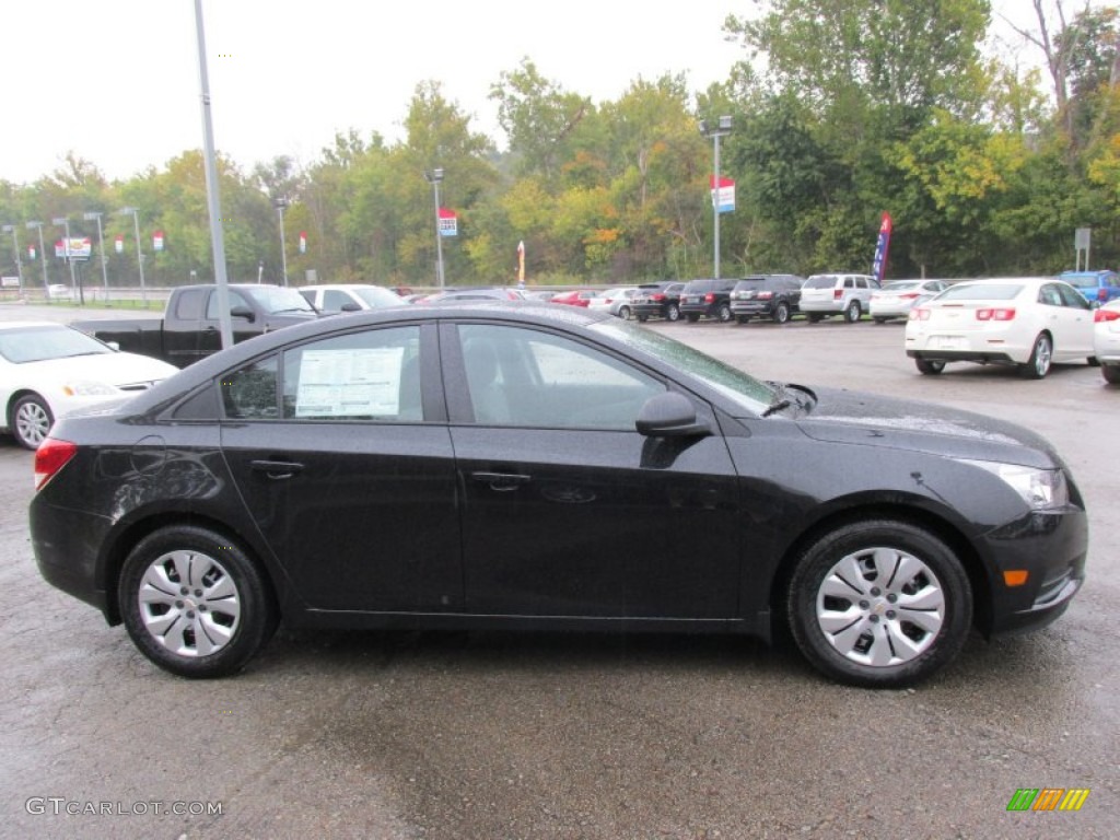 2014 Cruze LS - Black Granite Metallic / Jet Black/Medium Titanium photo #7
