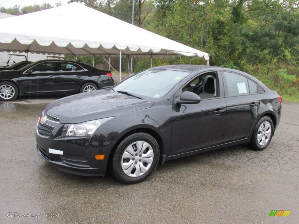 2014 Cruze LS - Black Granite Metallic / Jet Black/Medium Titanium photo #1