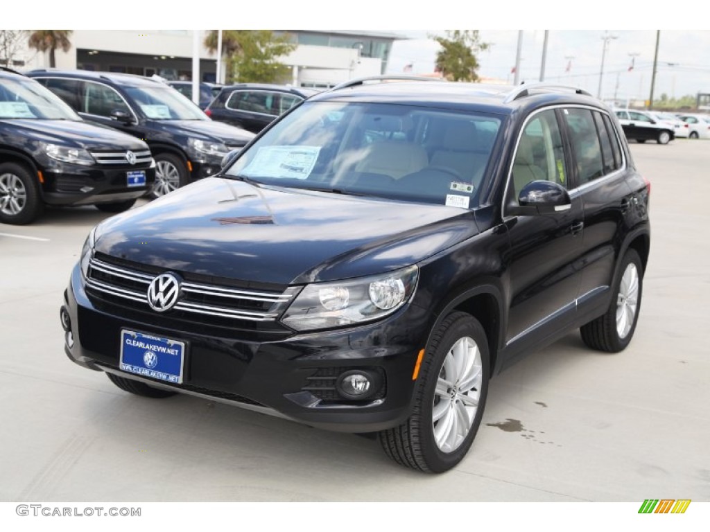 2015 Tiguan SEL - Deep Black Pearl / Sandstone photo #3