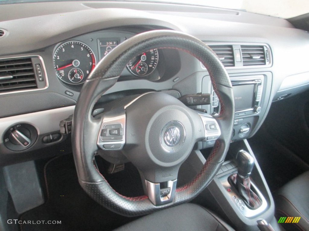 2012 Jetta GLI - Frost Silver Metallic / Titan Black photo #13