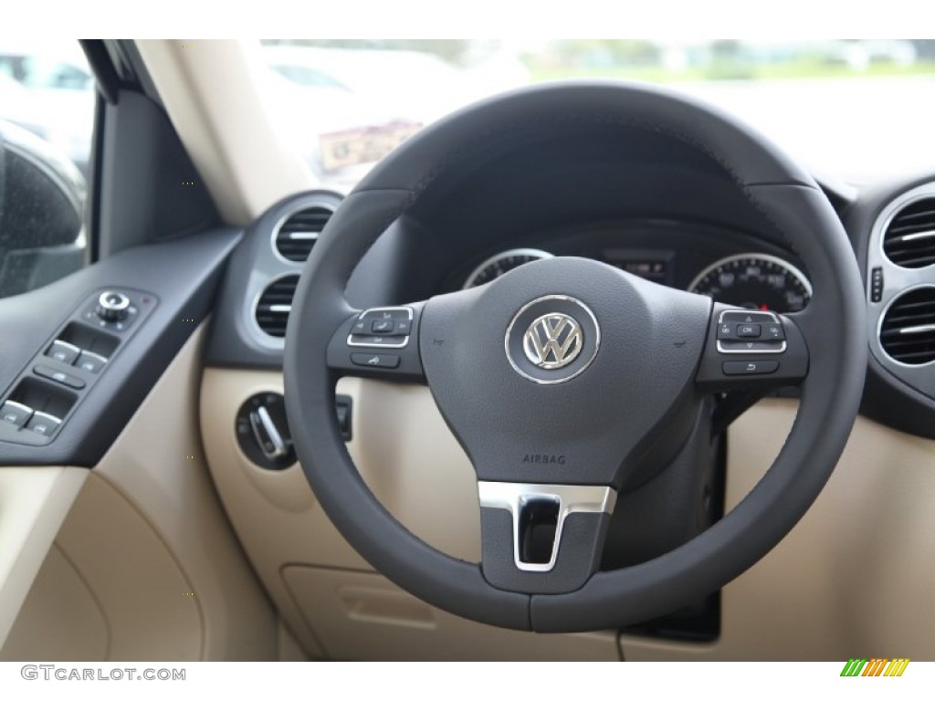 2015 Tiguan SEL - Deep Black Pearl / Sandstone photo #24