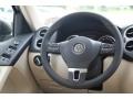 Sandstone Steering Wheel Photo for 2015 Volkswagen Tiguan #97753991