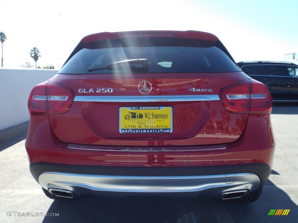 2015 GLA 250 4Matic - Jupiter Red / Black photo #5