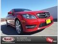 2015 Mars Red Mercedes-Benz C 250 Coupe  photo #1