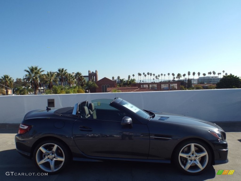 2015 SLK 250 Roadster - Steel Grey Metallic / Two-tone Brown/Black photo #3