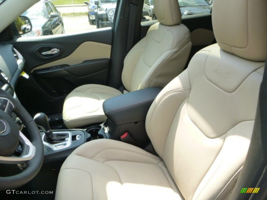 2015 Jeep Cherokee Limited 4x4 Front Seat Photo #97755800