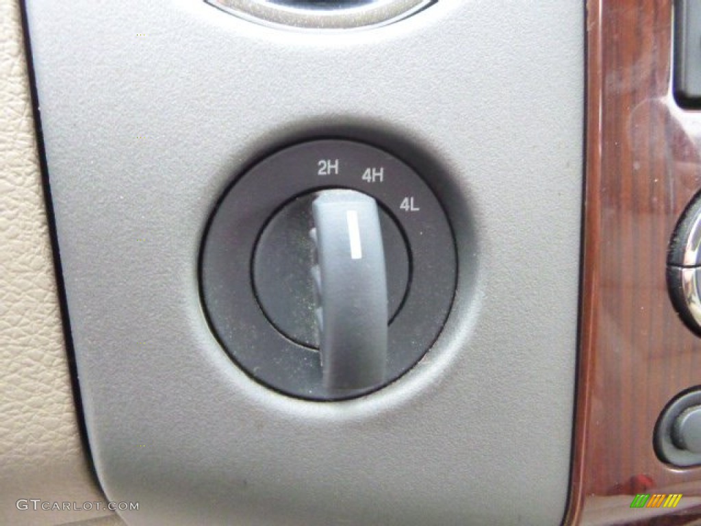 2008 F150 Lariat SuperCab 4x4 - Redfire Metallic / Tan photo #12