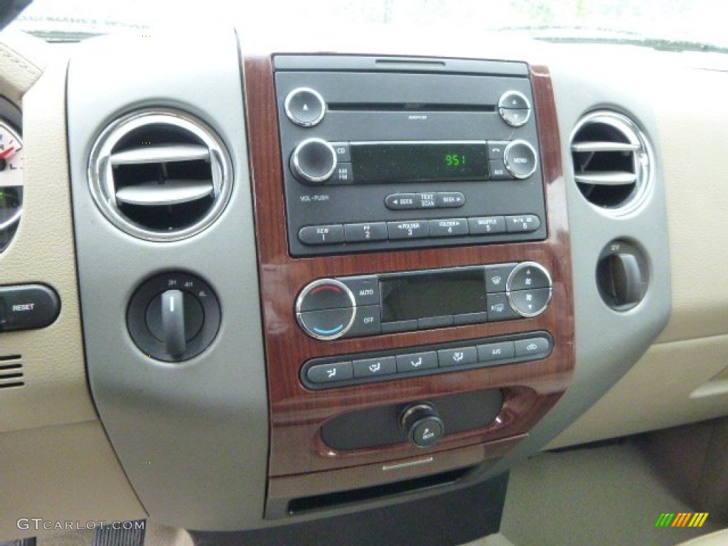 2008 F150 Lariat SuperCab 4x4 - Redfire Metallic / Tan photo #13