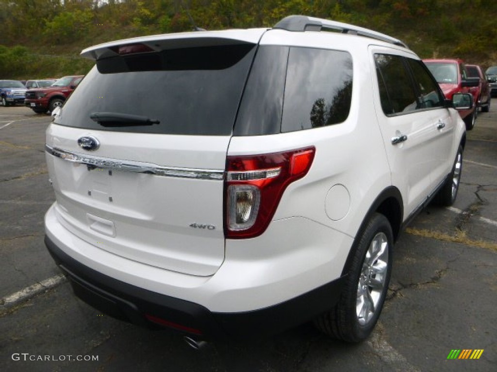 2015 Explorer XLT 4WD - White Platinum / Charcoal Black photo #2