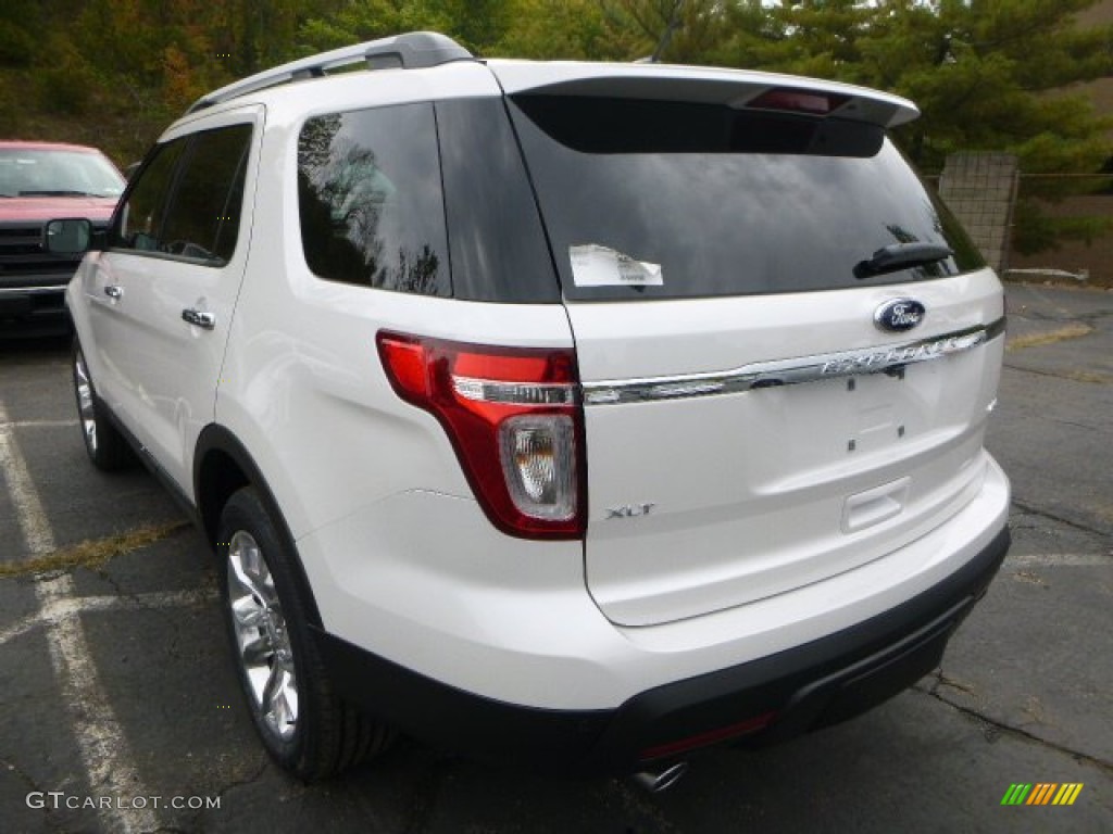 2015 Explorer XLT 4WD - White Platinum / Charcoal Black photo #4