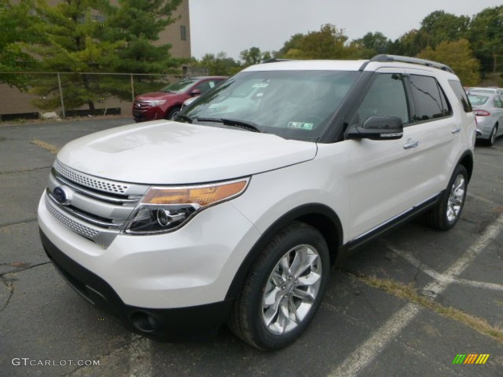 2015 Explorer XLT 4WD - White Platinum / Charcoal Black photo #5