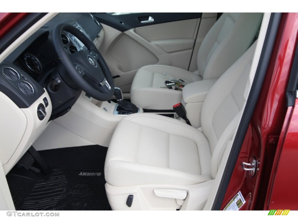 2015 Tiguan SEL - Wild Cherry Metallic / Sandstone photo #10
