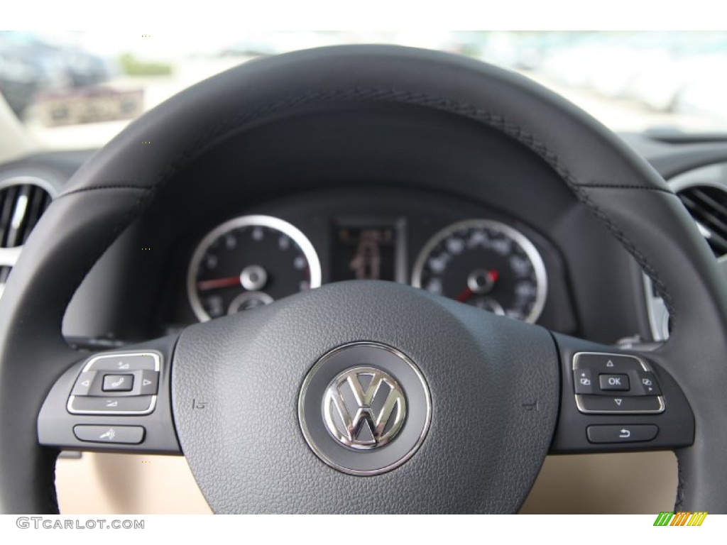2015 Tiguan SEL - Wild Cherry Metallic / Sandstone photo #17