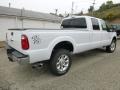 2015 Oxford White Ford F350 Super Duty Lariat Crew Cab 4x4  photo #2