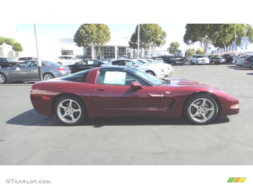 2003 Corvette 50th Anniversary Edition Coupe - 50th Anniversary Red / Shale photo #5