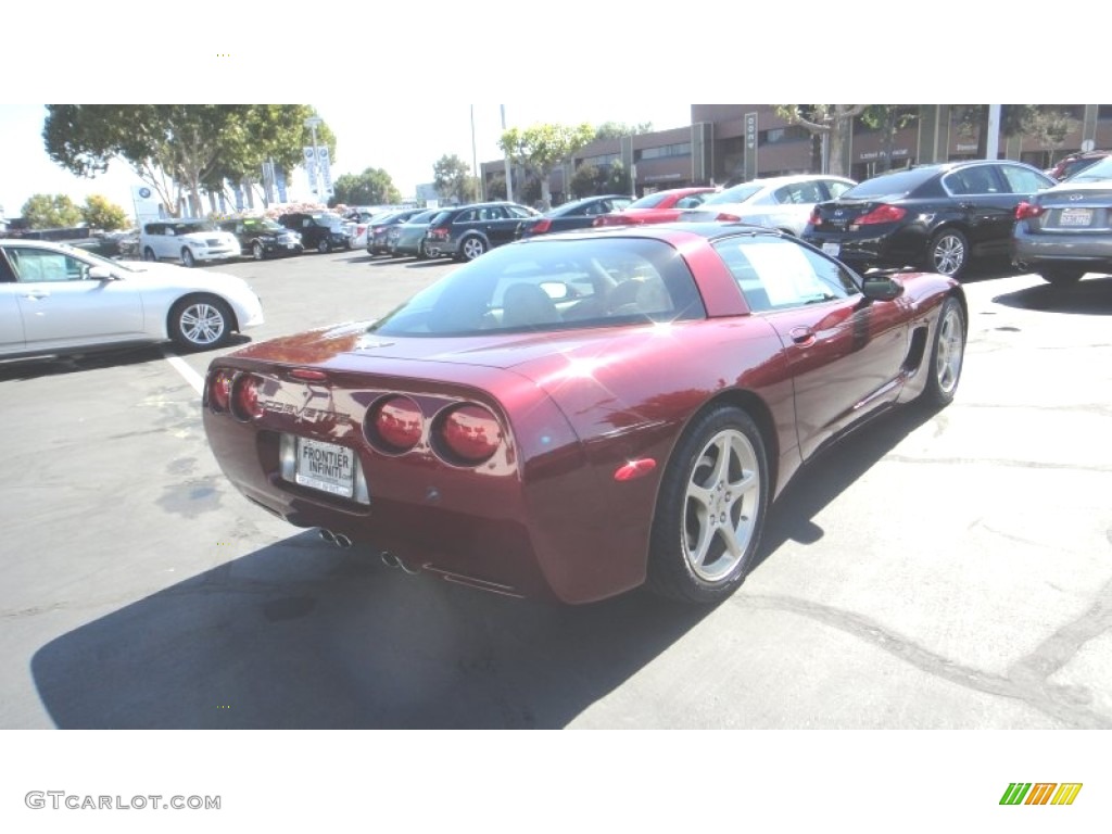 2003 Corvette 50th Anniversary Edition Coupe - 50th Anniversary Red / Shale photo #6