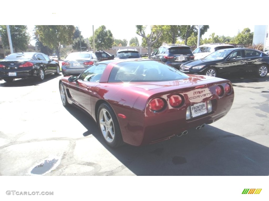 2003 Corvette 50th Anniversary Edition Coupe - 50th Anniversary Red / Shale photo #7