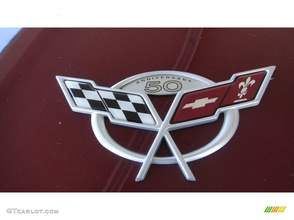 2003 Corvette 50th Anniversary Edition Coupe - 50th Anniversary Red / Shale photo #17
