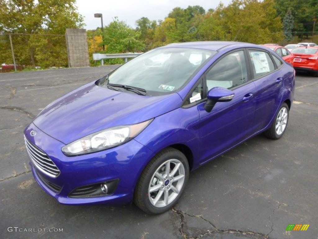 Perfomance Blue 2015 Ford Fiesta SE Sedan Exterior Photo #97759283