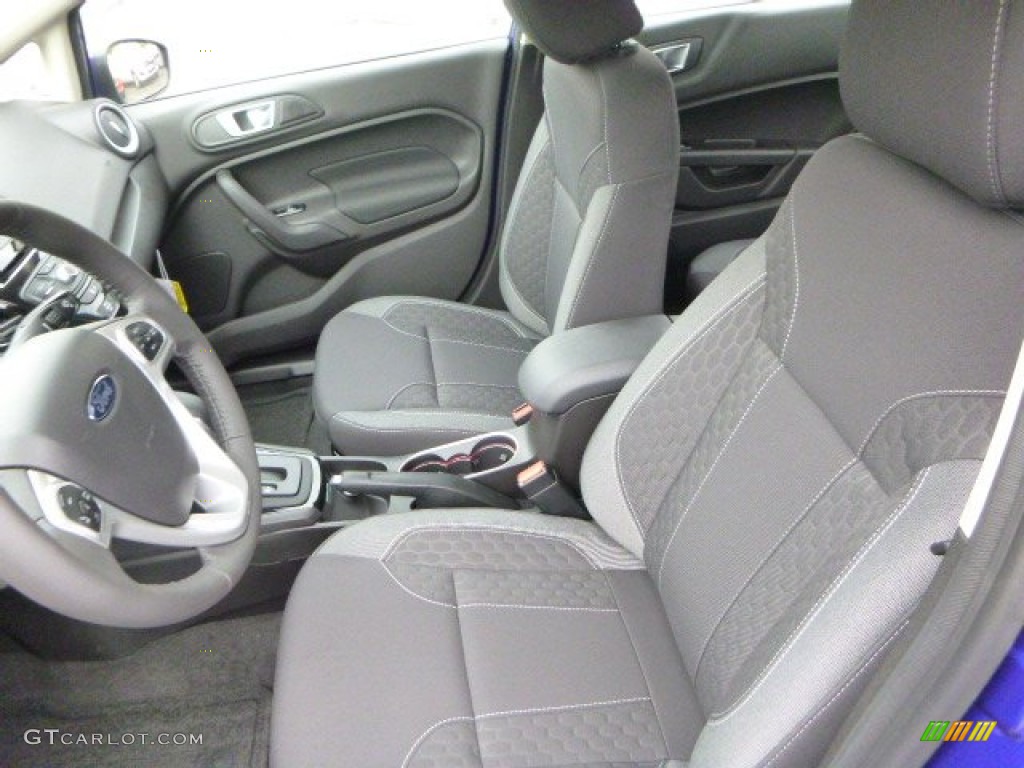 Charcoal Black Interior 2015 Ford Fiesta SE Sedan Photo #97759352