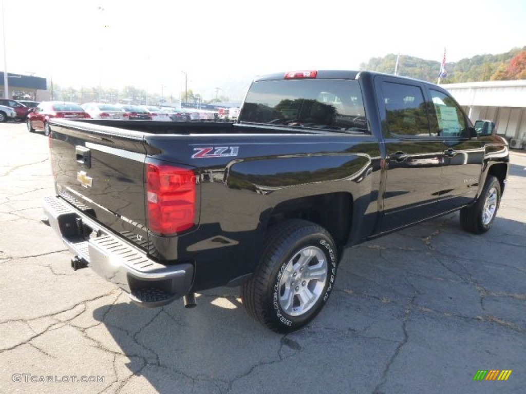 2015 Silverado 1500 LT Z71 Crew Cab 4x4 - Black / Jet Black photo #8