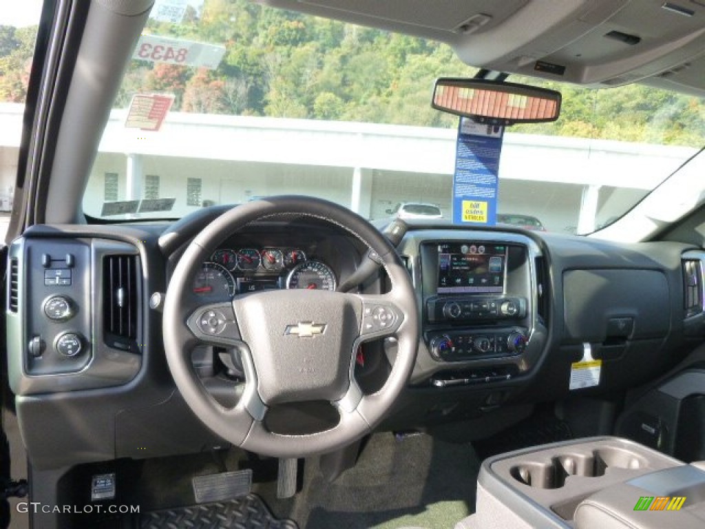 2015 Silverado 1500 LT Z71 Crew Cab 4x4 - Black / Jet Black photo #14