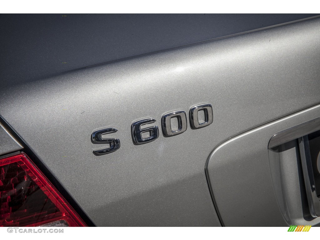 2004 S 600 Sedan - Brilliant Silver Metallic / Black photo #7