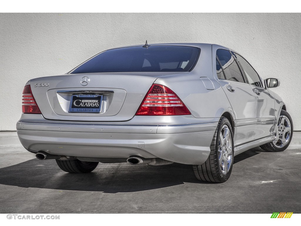 2004 S 600 Sedan - Brilliant Silver Metallic / Black photo #13