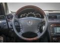 2004 Mercedes-Benz S Black Interior Steering Wheel Photo