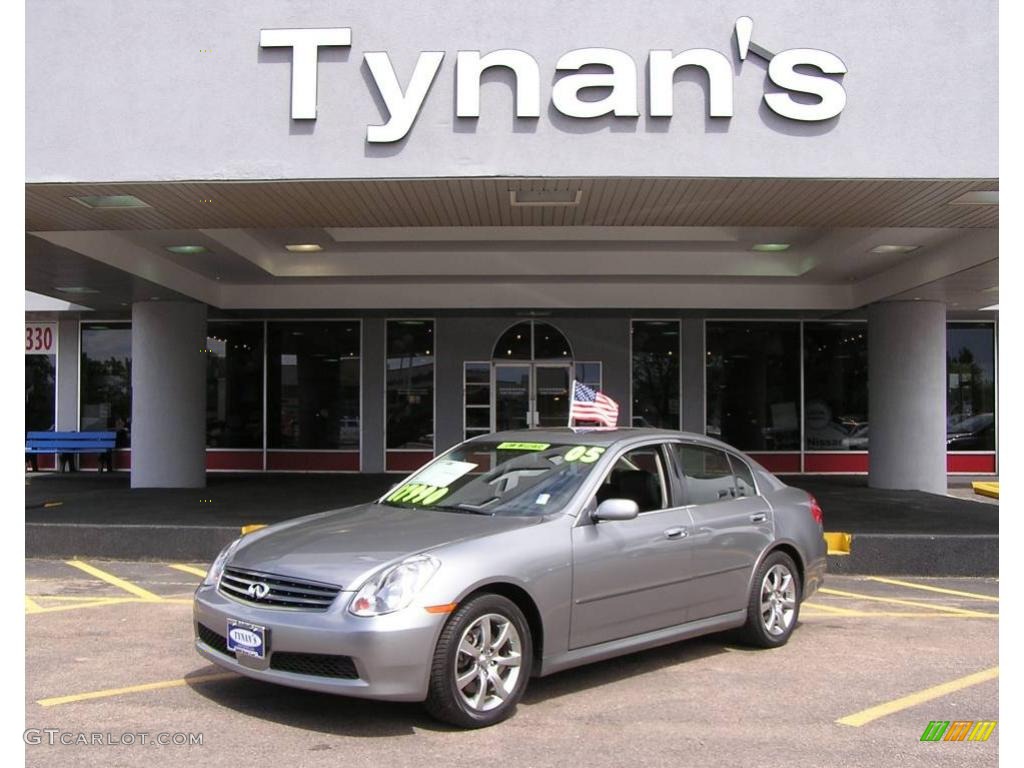 2005 G 35 Sedan - Diamond Graphite Metallic / Graphite photo #1