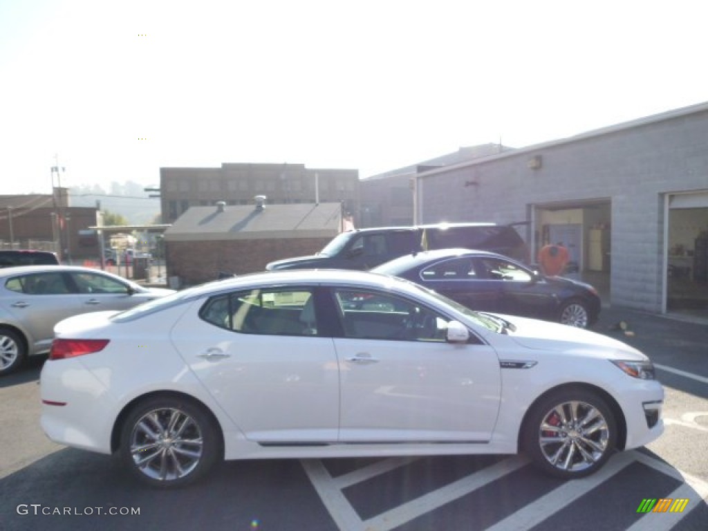 2015 Optima SXL Turbo - Snow White Pearl / Gray photo #1
