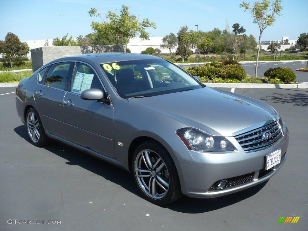 2006 M 35 Sport Sedan - Diamond Graphite Metallic / Graphite photo #1