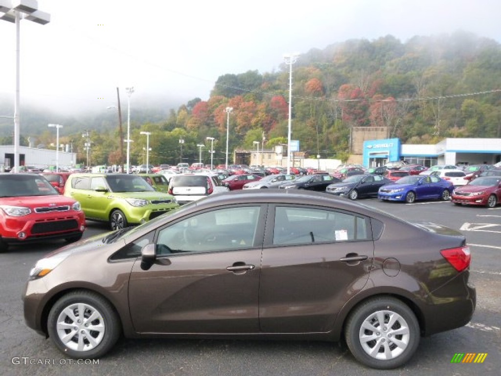 Chestnut 2015 Kia Rio EX Exterior Photo #97762073