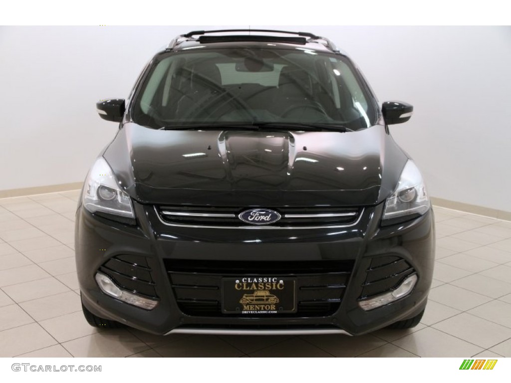 2013 Escape Titanium 2.0L EcoBoost - Tuxedo Black Metallic / Charcoal Black photo #2