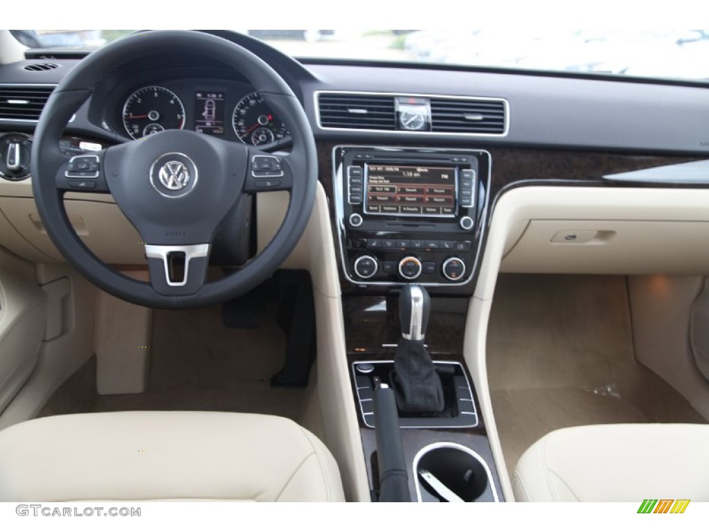 2014 Passat TDI SEL Premium - Tungsten Silver Metallic / Cornsilk Beige photo #25