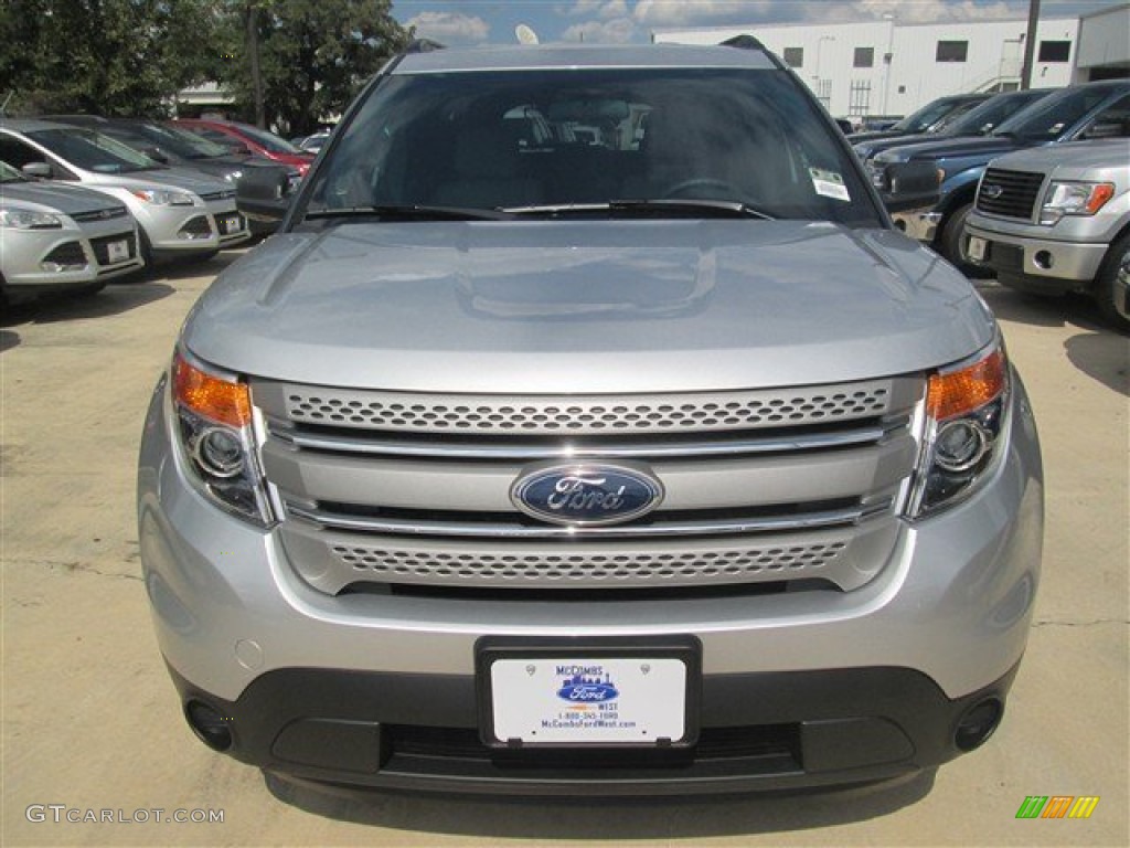 2015 Explorer FWD - Ingot Silver / Medium Light Stone photo #44