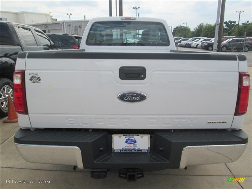 2015 F250 Super Duty XL Super Cab - Oxford White / Steel photo #8