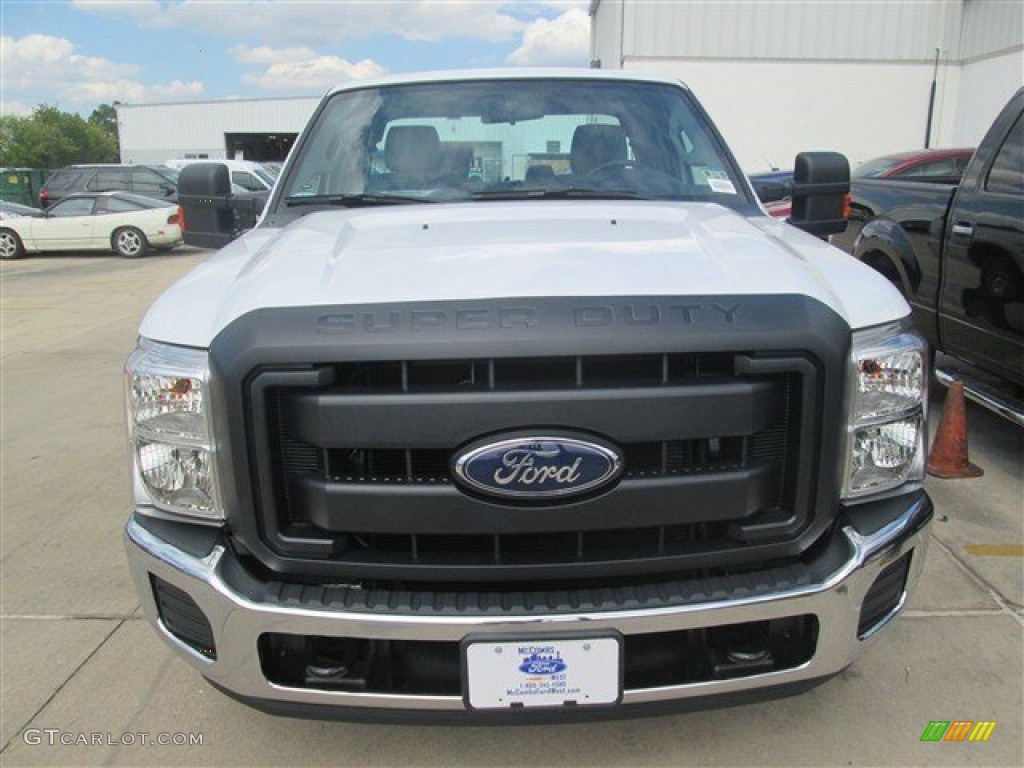 2015 F250 Super Duty XL Super Cab - Oxford White / Steel photo #32