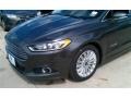 2015 Magnetic Metallic Ford Fusion Hybrid SE  photo #34