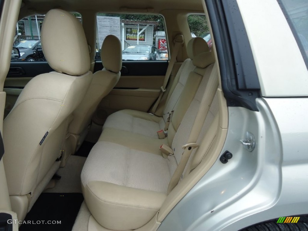 2006 Forester 2.5 X - Champagne Gold Opal / Desert Beige photo #17