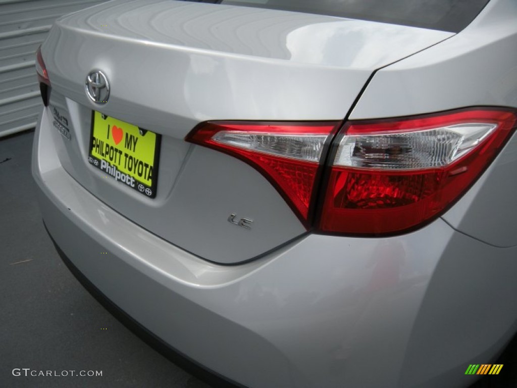 2014 Corolla L - Classic Silver Metallic / Steel Blue photo #12