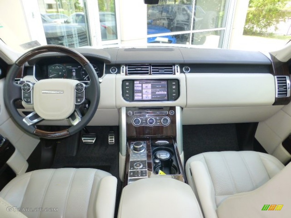 2014 Land Rover Range Rover HSE Espresso/Ivory Dashboard Photo #97771214